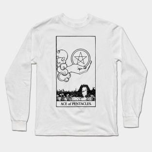 ACE OF PENTACLES Long Sleeve T-Shirt